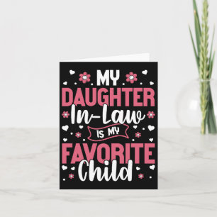 Tarjeta Mi Nuera Es Mi Hija Favorita Día De Las Madres