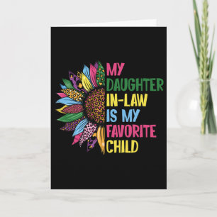 Tarjeta Mi Nuera Es Mi Hija Favorita Día Del Padre