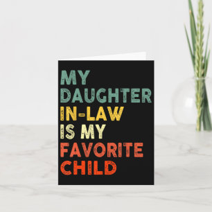 Tarjeta Mi Nuera Es Mi Hijo Favorito Familia Gorda