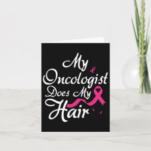 Tarjeta Mi Oncólogo Hace Mi Oncología Del Pelo Nur