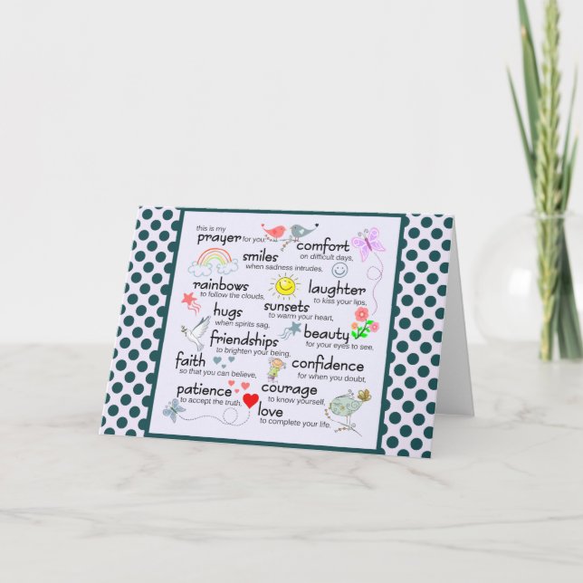 Tarjeta Mi Oración Por Ti (Anverso)