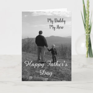 Tarjeta Mi papá mi héroe