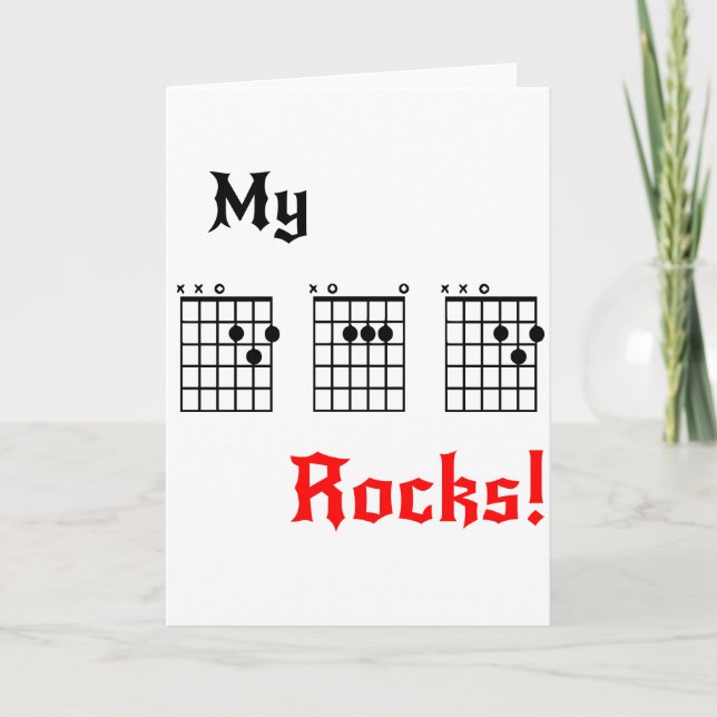 Tarjeta Mi PAPÁ oscila - cumpleaños, el día de padre, la (Anverso)