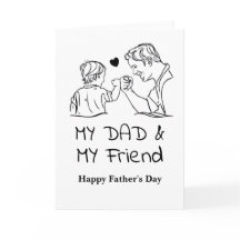 Mi papá y mi amigo me alegran el día del padre