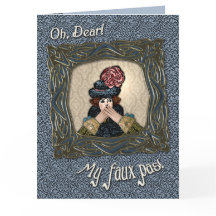 Mi paso en falso - apenas diciendo lo siento -