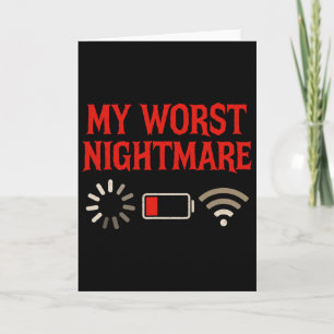 Tarjeta Mi peor noche de miedo - Juego de consola para ama