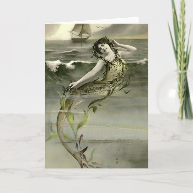 Tarjeta Mi pequeña sirena (Anverso)