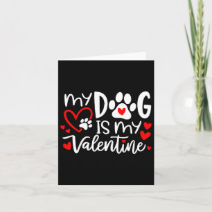 Tarjeta Mi perro es mi perro del día de San Valentín Amant
