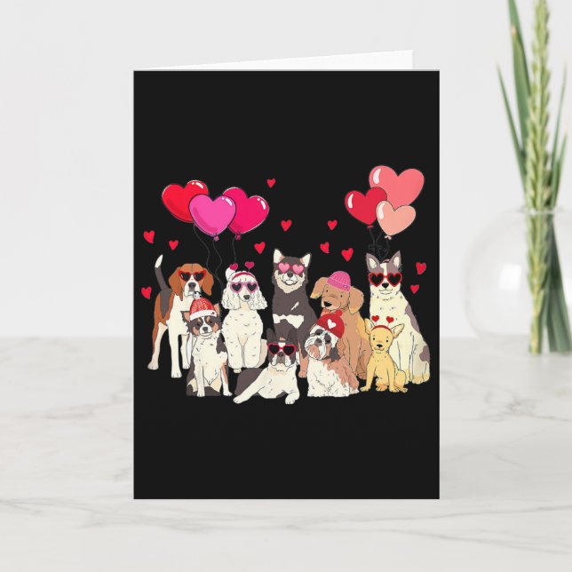 Tarjeta Mi perro San Valentín  (Anverso)