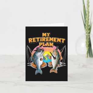 Tarjeta Mi Plan De Jubilación Es Pescador De Pescado Diver