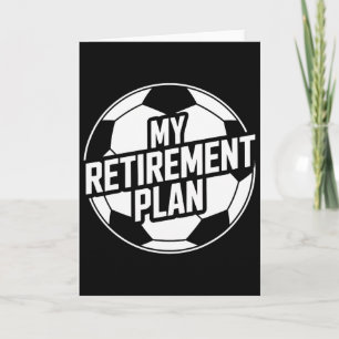 Tarjeta Mi Plan de Jubilación Fútbol Ll Jugador de Fútbol 