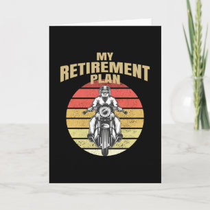 Tarjeta Mi plan de retiro para la motocicleta