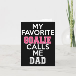 Tarjeta Mi portero favorito me llama Chica de hockey sobre