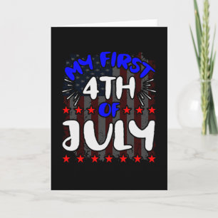 Tarjeta Mi primer 4 de julio