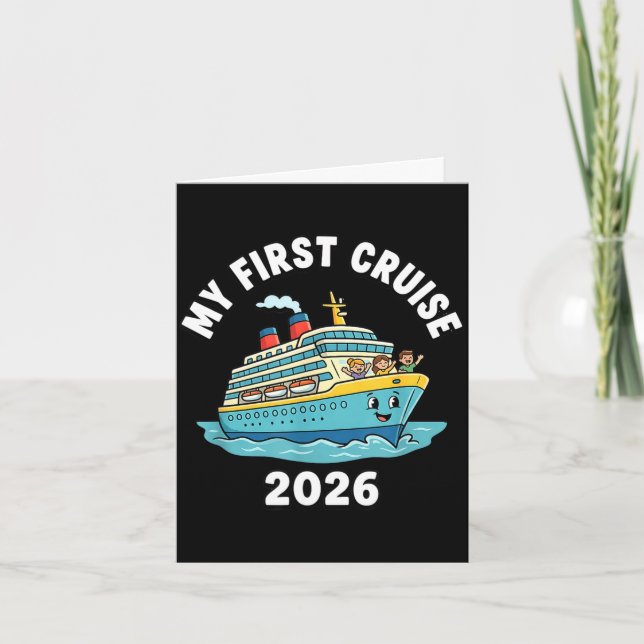 Tarjeta Mi primer crucero 2026  (Anverso)