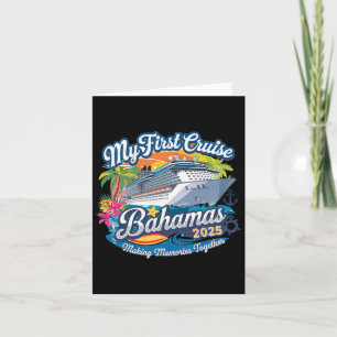 Tarjeta Mi Primer Crucero Bahamas 2025 Lindo Primer Crucer