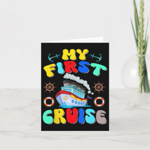 Tarjeta Mi primer crucero de vacaciones en familia 2025 S