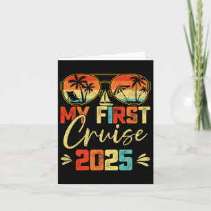 Tarjeta Mi primer crucero de vacaciones en familia 2025 T