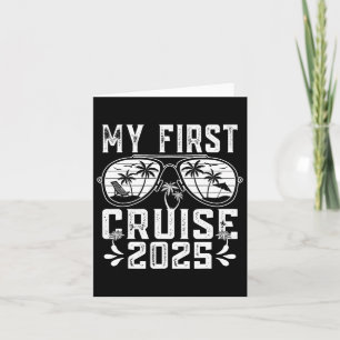 Tarjeta Mi primer crucero de vacaciones en familia 2025 T