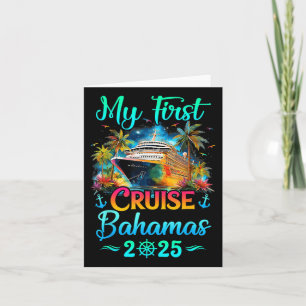 Tarjeta Mi primer crucero en crucero por la familia My Cru
