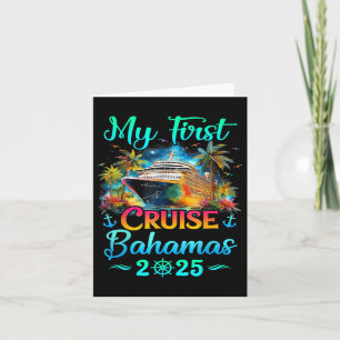 Tarjeta Mi primer crucero en crucero por la familia My Cru