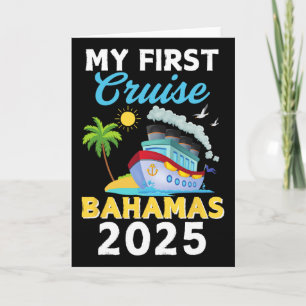 Tarjeta Mi Primer Crucero Hamas 2025 Viaje de Vacaciones e