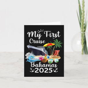 Tarjeta Mi primer crucero por Bahamas 2025