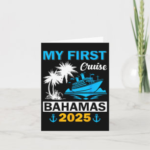 Tarjeta Mi primer crucero por las Bahamas 2025: Vacaciones