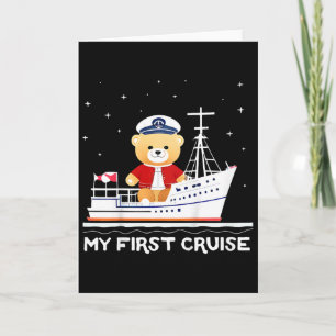 Tarjeta Mi Primer Crucero Regalo De Vacaciones 2025 Para N