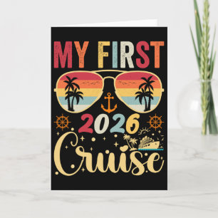 Tarjeta Mi Primer Crucero Vacaciones 2026 Familia Combinad