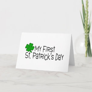 Tarjeta Mi primer día del St Patricks