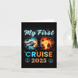 Tarjeta Mi primer viaje de crucero por mar 2025