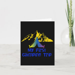 Tarjeta Mi primer viaje en camping Adventure Senking Camp