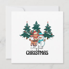 Tarjeta Mi primera Navidad