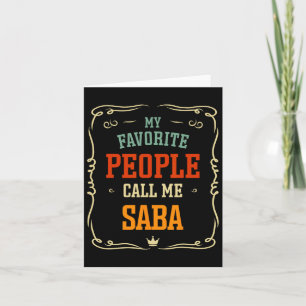 Tarjeta Mi pueblo favorito me llama Saby Padre y#; s Día