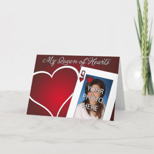 Tarjeta Mi Reina de Corazones - Amor de Poker