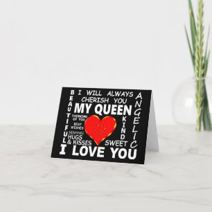 Tarjeta Mi Reina Te Amo