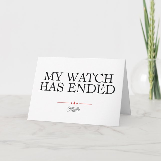 Tarjeta Mi reloj ha terminado (Anverso)