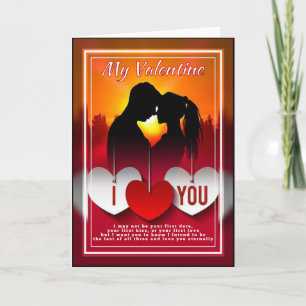 Tarjeta Mi San Valentín Te Amaré Hasta El Fin De Los Tiemp