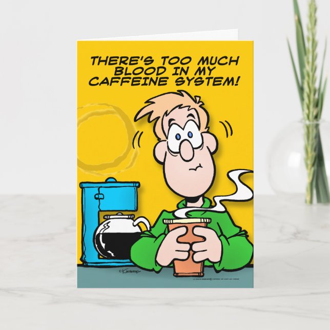 Tarjeta Mi sistema de cafeína (Anverso)