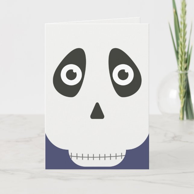 Tarjeta Mi Skeleton Lil (Anverso)