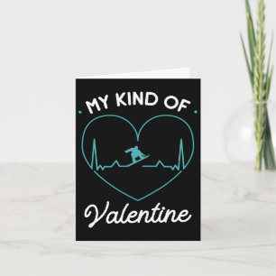 Tarjeta Mi Tipo De Día de San Valentín Del Corazón De San