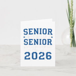Tarjeta Mi último primer día Senior 2026 Cl De 2026 Regres