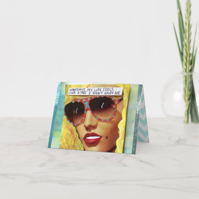 TARJETA MI VIDA DE NOTECARD-SOMETIMES SIENTE GUSTO (Anverso)