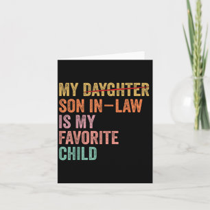 Tarjeta Mi yerno es mi hijo favorito Funny padres D