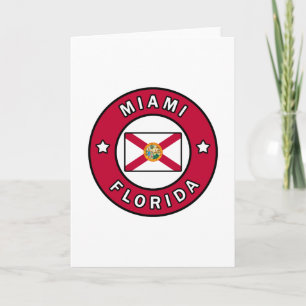 Tarjeta Miami Florida