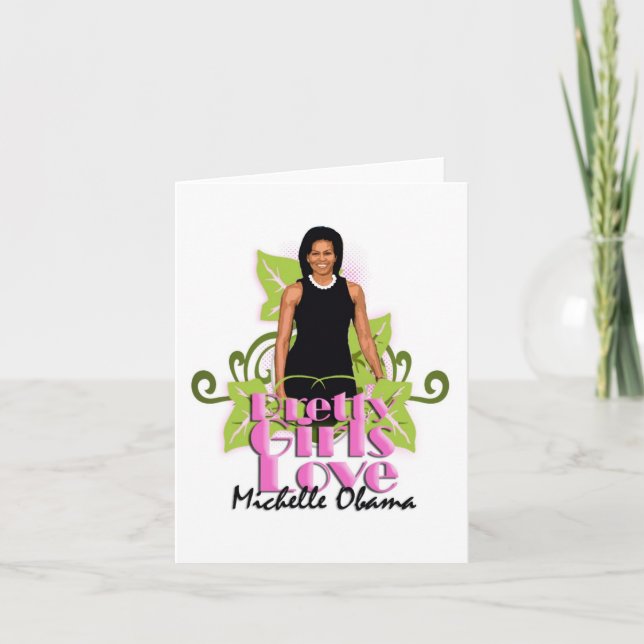 Tarjeta Michelle O "Bonitos aman a Notecard" (Anverso)