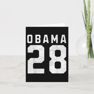 Tarjeta Michelle Obama 2028 para la etiqueta presidencial