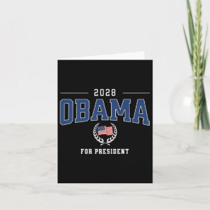 Tarjeta Michelle Obama 2028 por el presidente demócrata pa