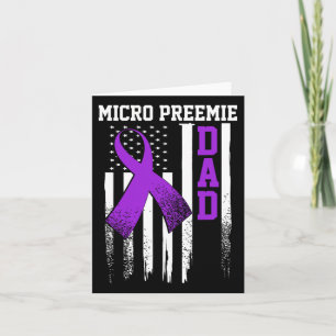 Tarjeta Micro Preemie Nicu Nuevo Papá Nacimiento Prematuro